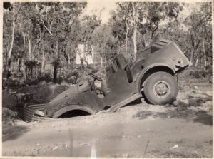 Mishap To Command Car Sept 44